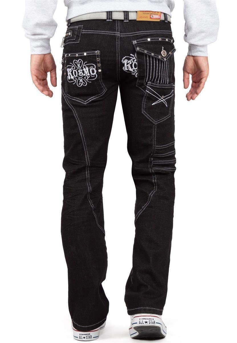 Kosmo Lupo 5-Pocket-Jeans Auffällige Herren Hose günstig online kaufen
