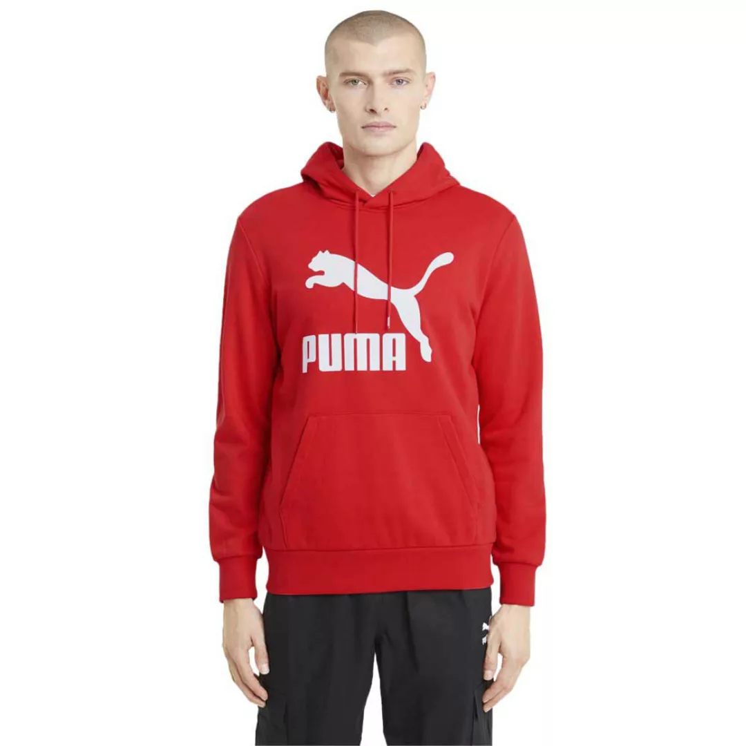 Puma Select Classics Logo Kapuzenpullover M High Risk Red günstig online kaufen