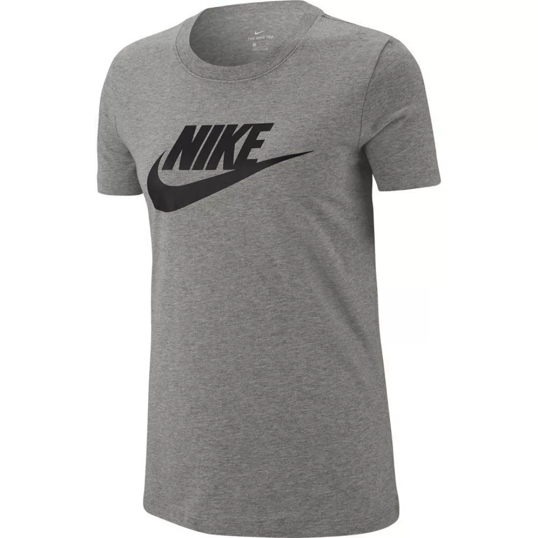 Nike Sportswear Essential Icon Futura Kurzarm T-shirt XS Dark Grey Heather günstig online kaufen