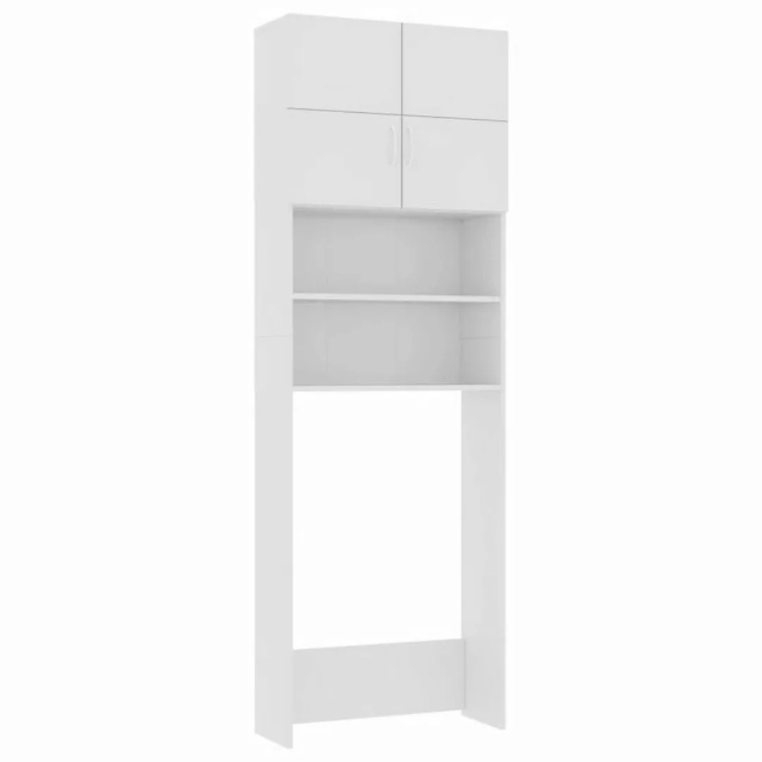 Waschmaschinenschrank Weiß 64ã25,5ã190 Cm Spanplatte günstig online kaufen