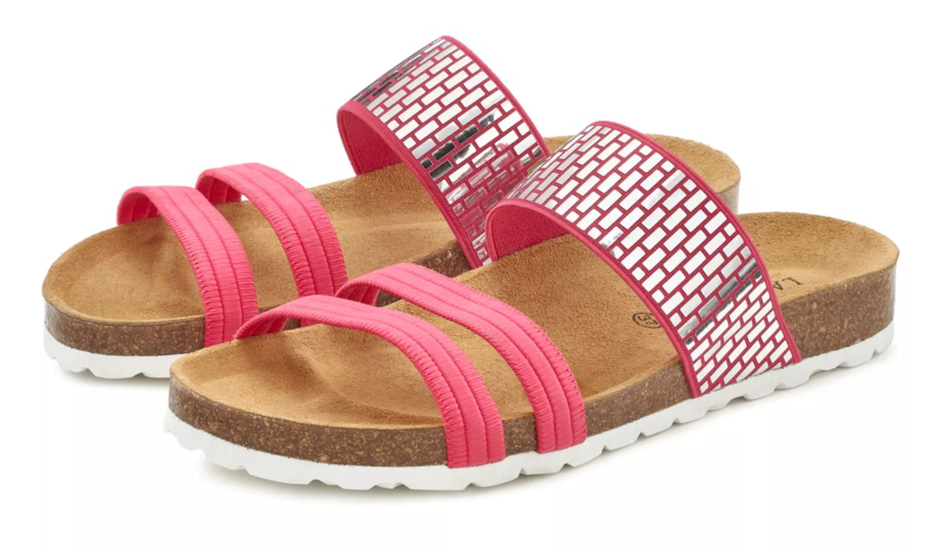 LASCANA Pantolette "Mule, Sandale, offener Schuh,", mit Komfortkorkfußbett günstig online kaufen