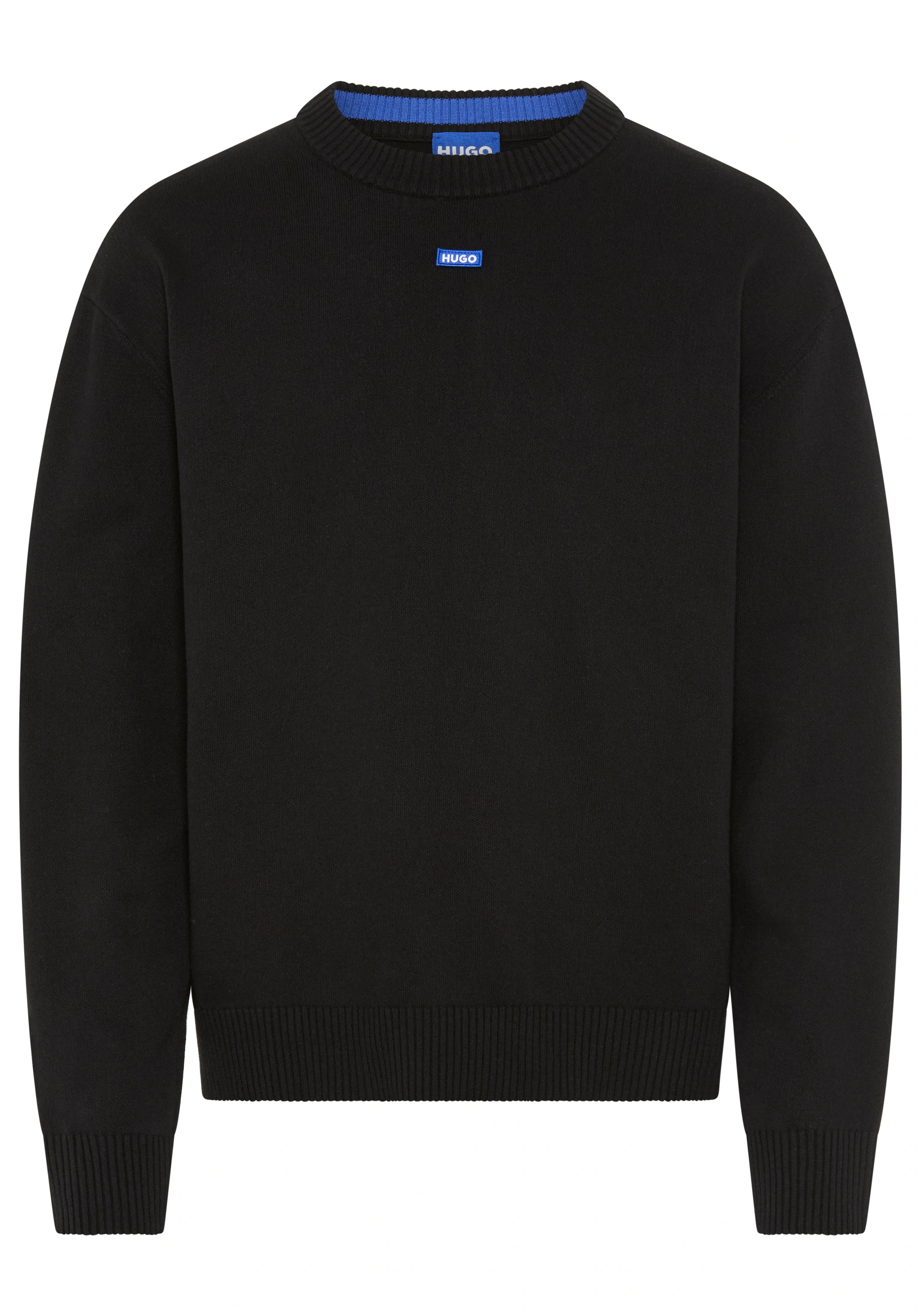 HUGO Blue Rundhalspullover "San Casey", relaxed fit günstig online kaufen