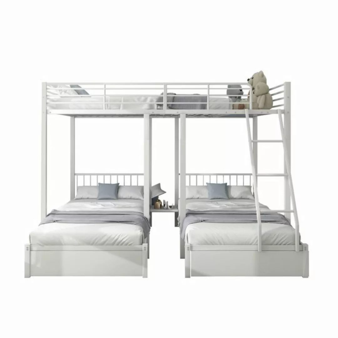 OKWISH Etagenbett Kinderbett Eisenbett Metallbett mit Schubladen (umwandelb günstig online kaufen