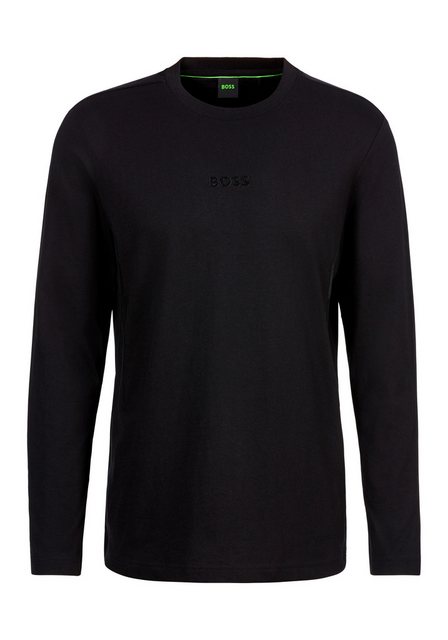 BOSS GREEN Langarmshirt Togn Mirror mit Markenlabel günstig online kaufen