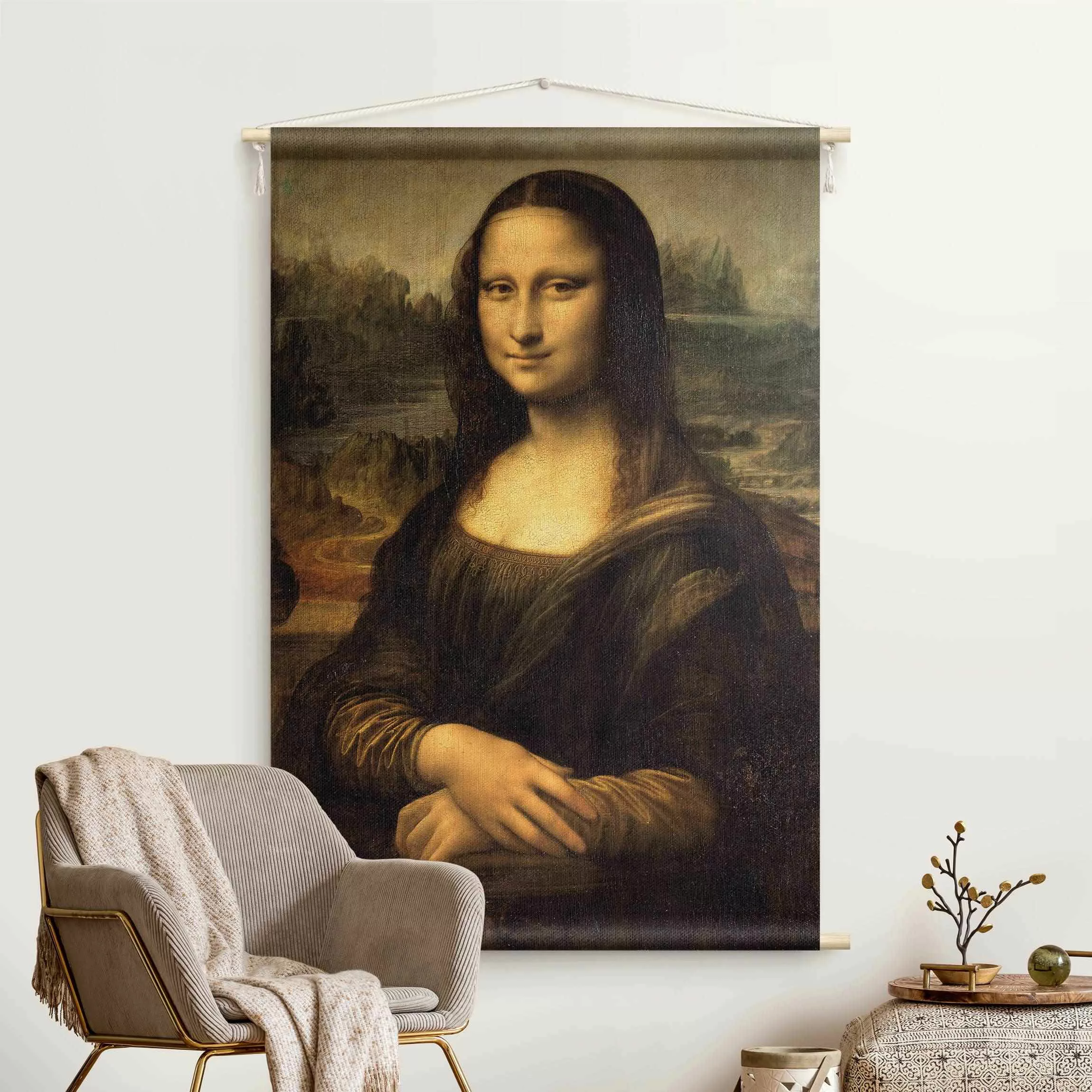 Wandteppich Leonardo da Vinci - Mona Lisa günstig online kaufen