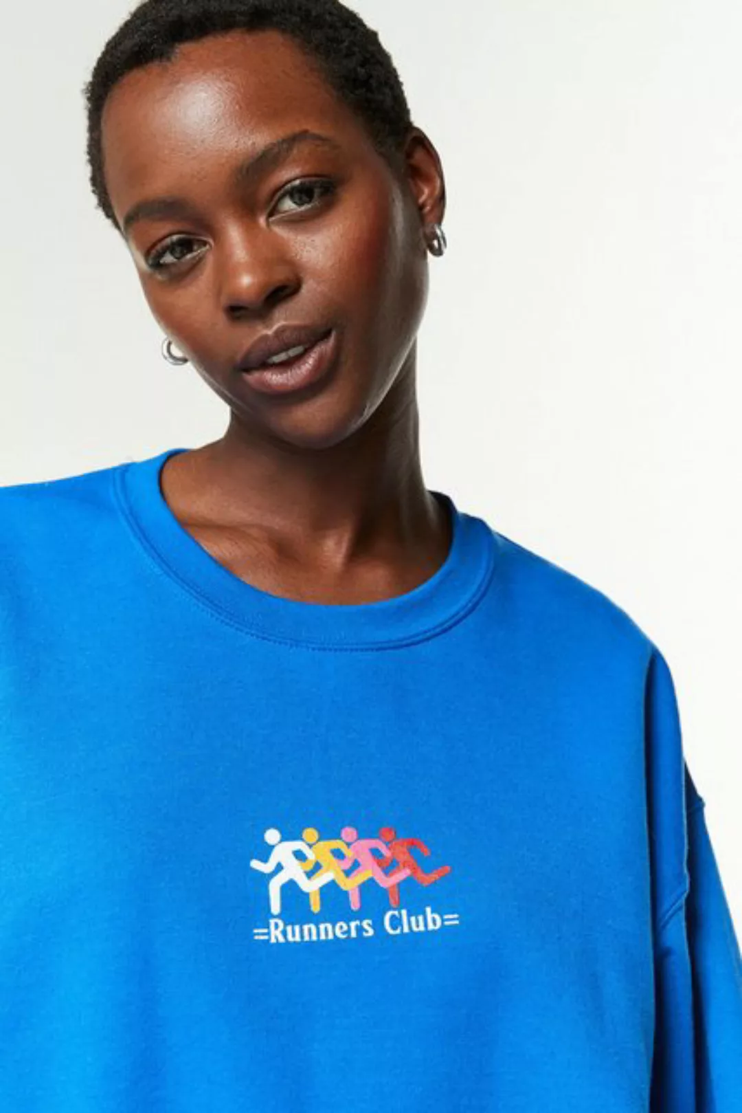 Next Sweatshirt Sweatshirt im Relaxed Fit New York Run Club (1-tlg) günstig online kaufen