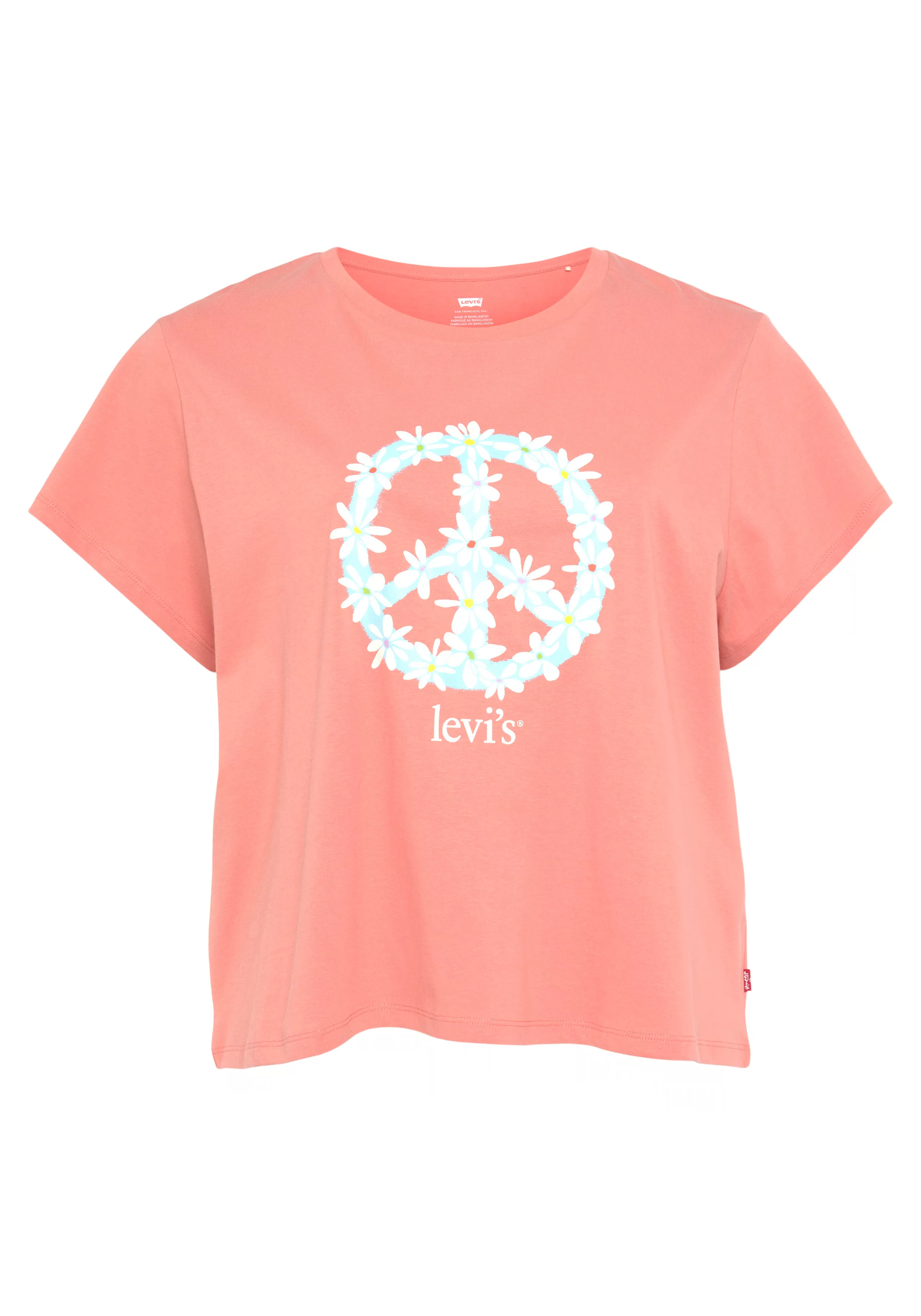 Levi's® Plus Rundhalsshirt PL GRAPHIC AUTHENTIC TEE mit Peace Symbolprint a günstig online kaufen