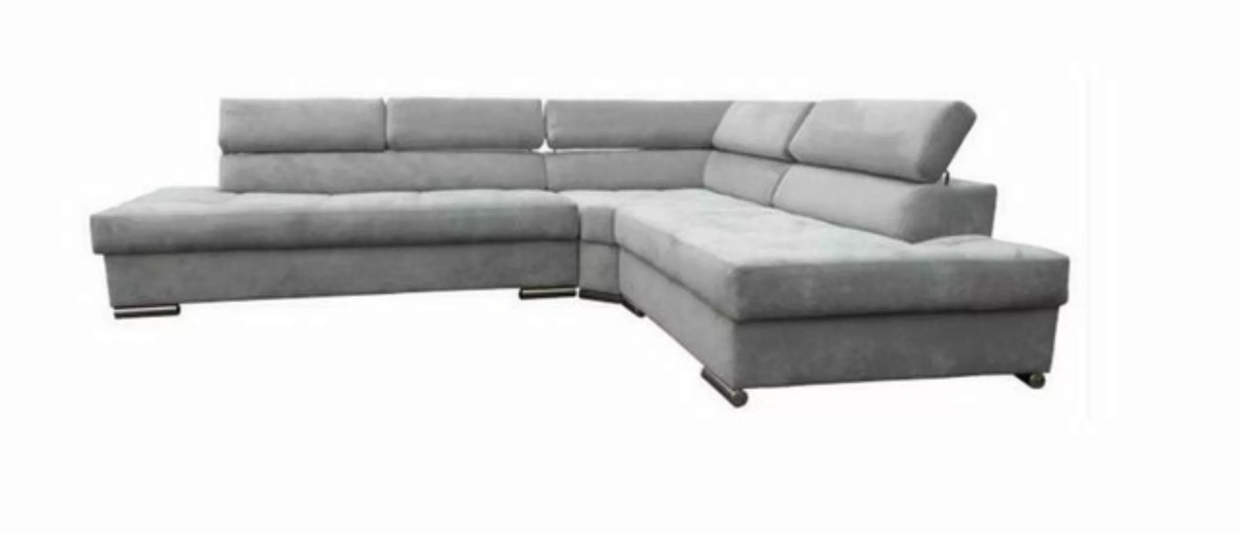 JVmoebel Ecksofa, Ecksofa Grau Big Textil Stoff Sofas Kreative Möbel Neu günstig online kaufen