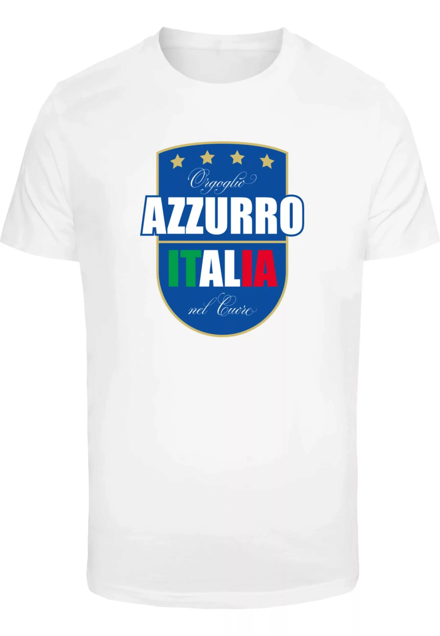 MisterTee T-Shirt "MisterTee Azurro Italia Tee" günstig online kaufen