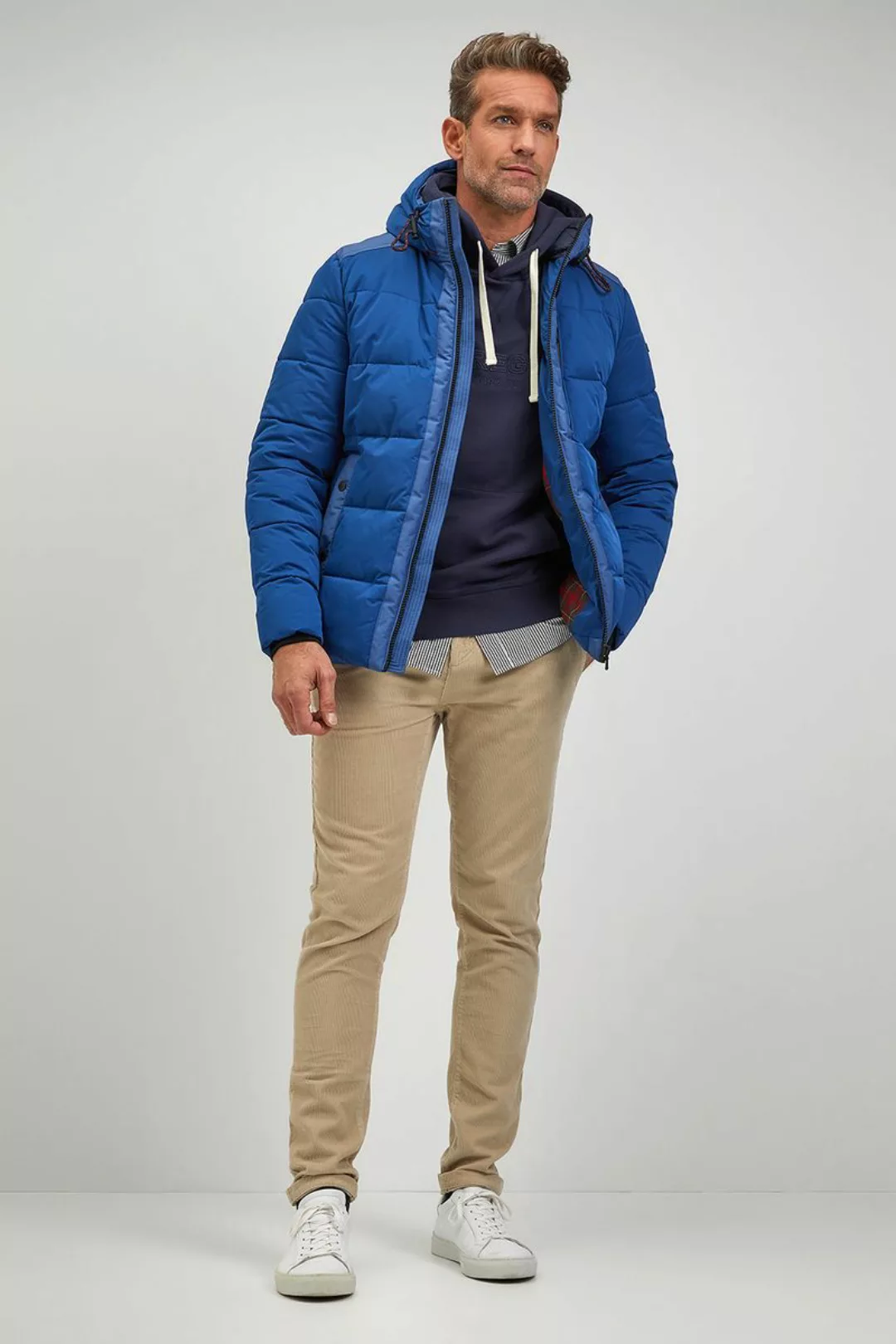 McGregor Padded Jacke Blau - Größe M günstig online kaufen
