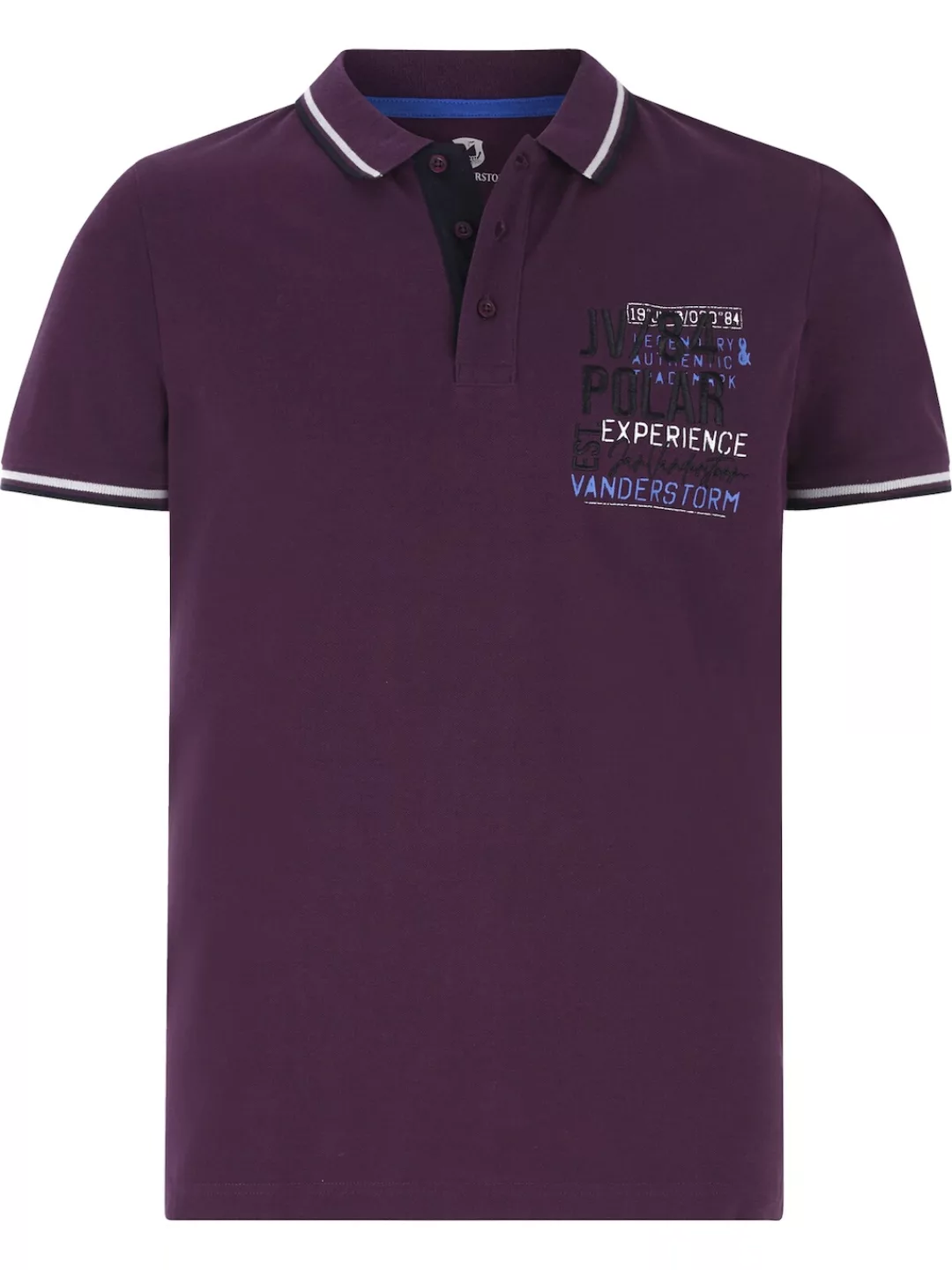 Jan Vanderstorm Poloshirt FRETU mit nordischen Print günstig online kaufen