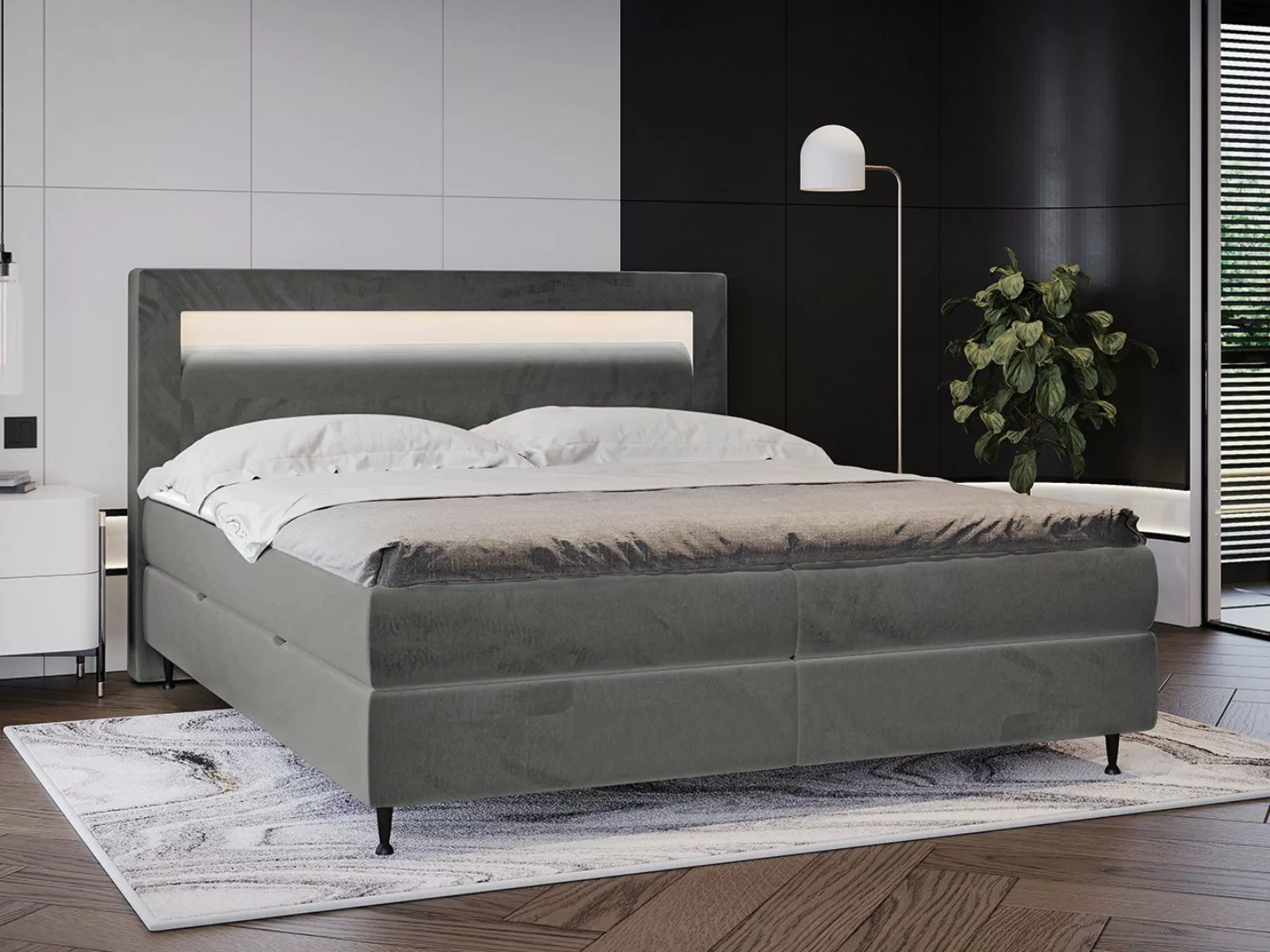 MIRJAN24 Boxspringbett Ovo (zwei Bettkästen für die Bettwäsche), 140/160/18 günstig online kaufen