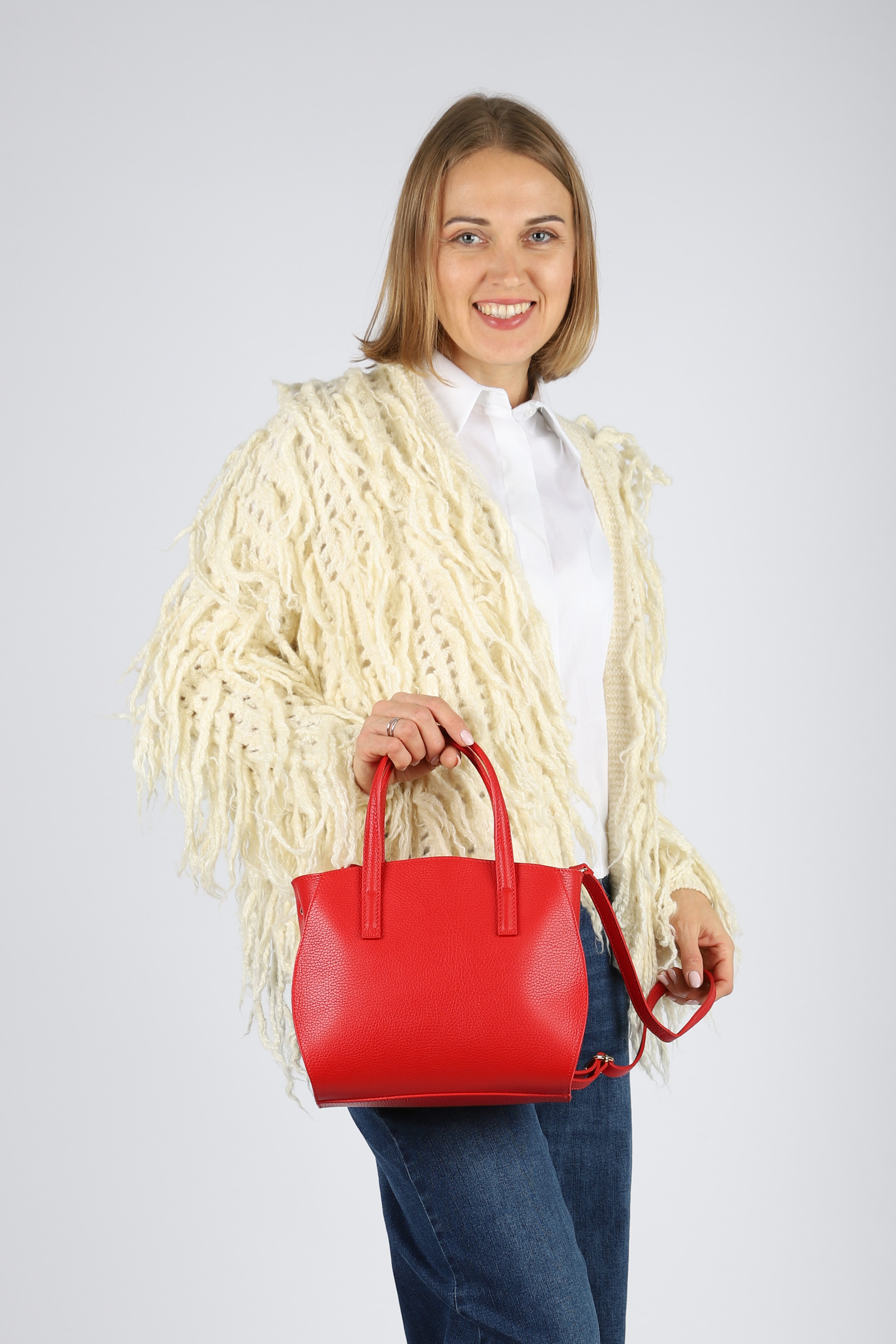 Botego Handtasche Leder Damen, Schultertasche Damen günstig online kaufen