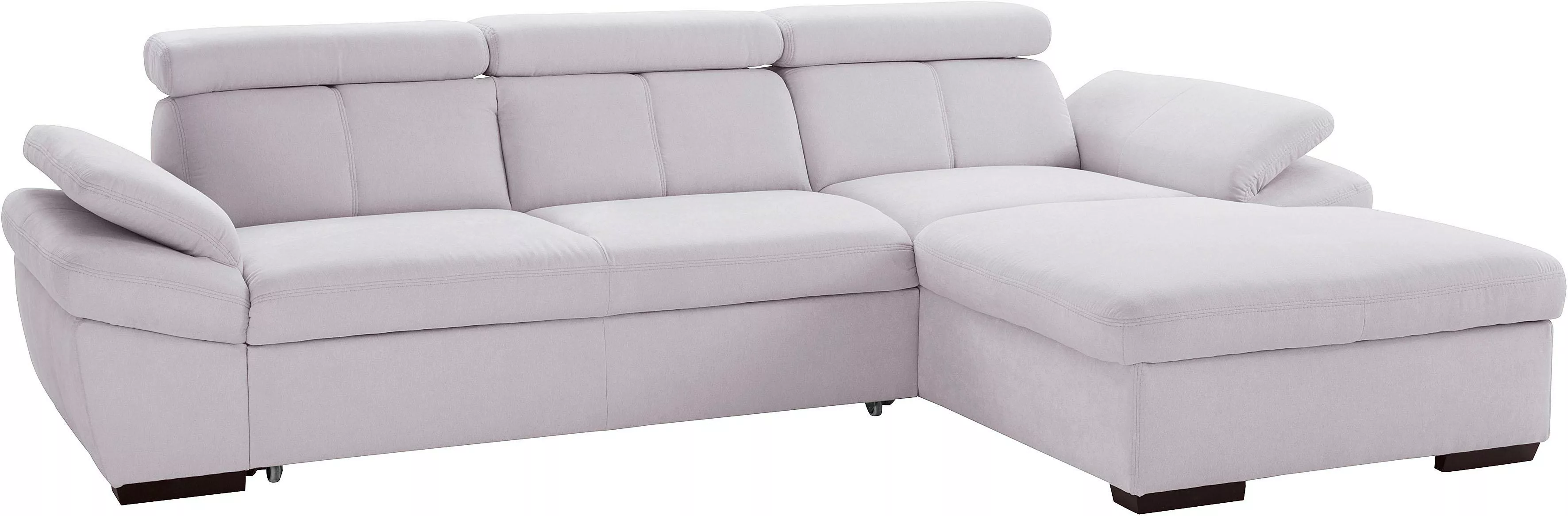 exxpo - sofa fashion Ecksofa Salerno, L-Form, inkl. Kopf- und Armteilverste günstig online kaufen