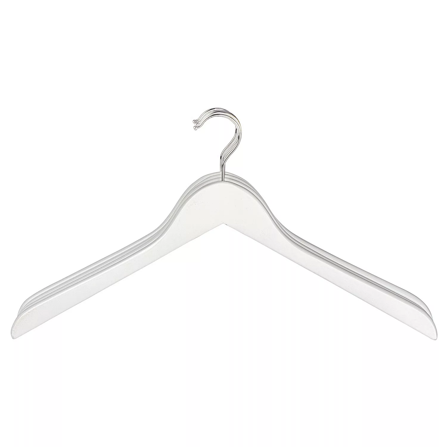 WENKO Formbügel Blanca 12er Set, Kleiderbügel weiß günstig online kaufen