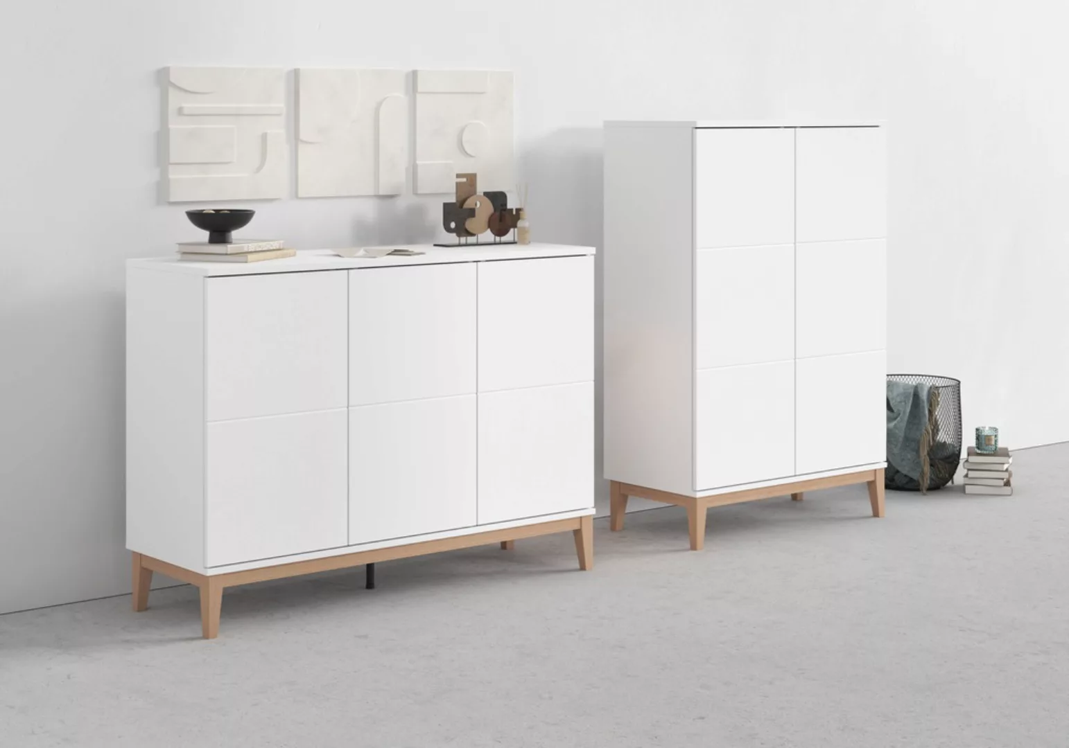 andas Sideboard "Maryd", (1 St.), Kommode, Untergestell in Holzoptik, Breit günstig online kaufen