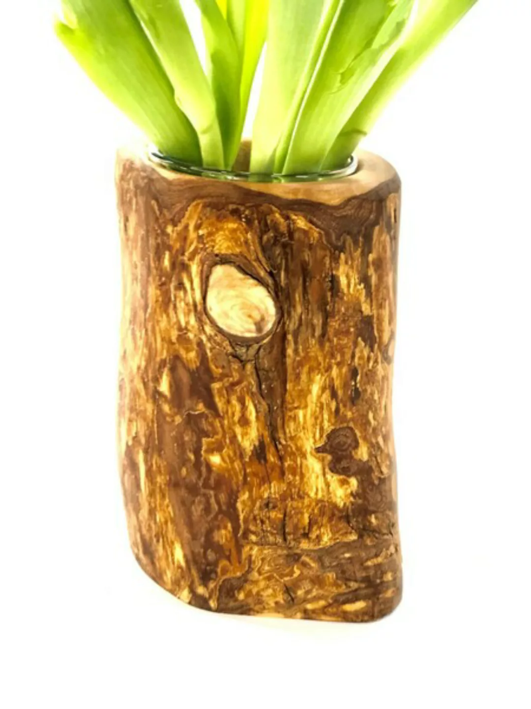 Vase Valentina Aus Olivenholz günstig online kaufen
