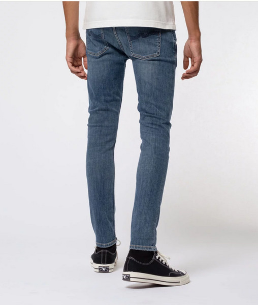 Nudie Jeans Bio-denim Skinny Lin Dark Blue Navy günstig online kaufen