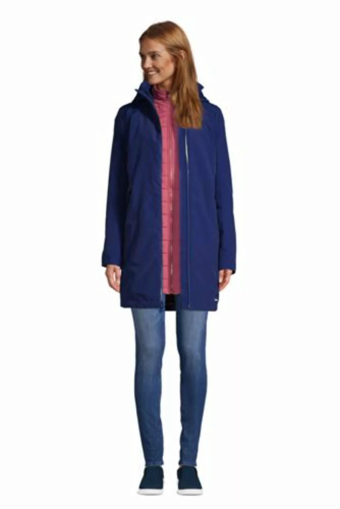 3-in-1-Mantel SQUALL, Damen, Größe: 48-50 Normal, Blau, Polyester, by Lands günstig online kaufen