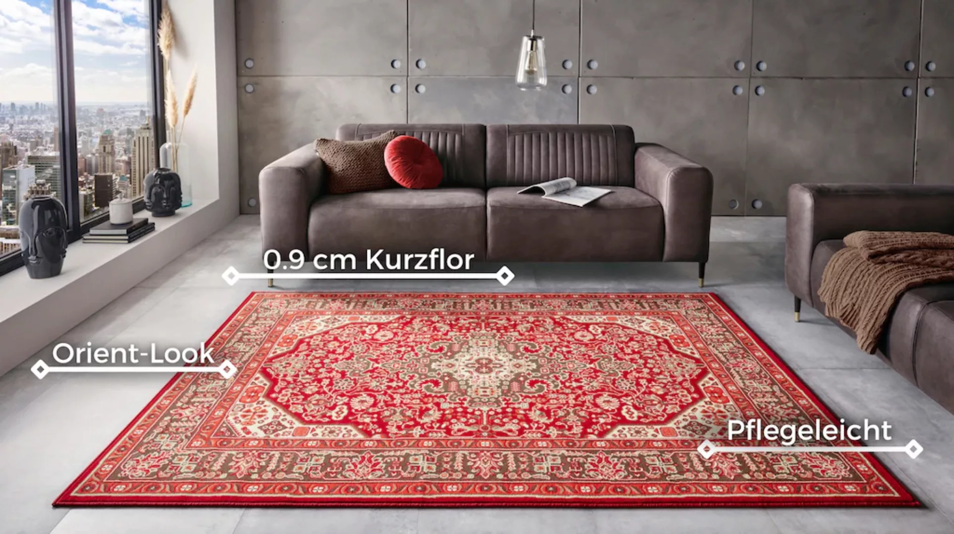 NOURISTAN Teppich »Skazar Isfahan«, rechteckig, Kurzflor, Orient, Teppich, günstig online kaufen