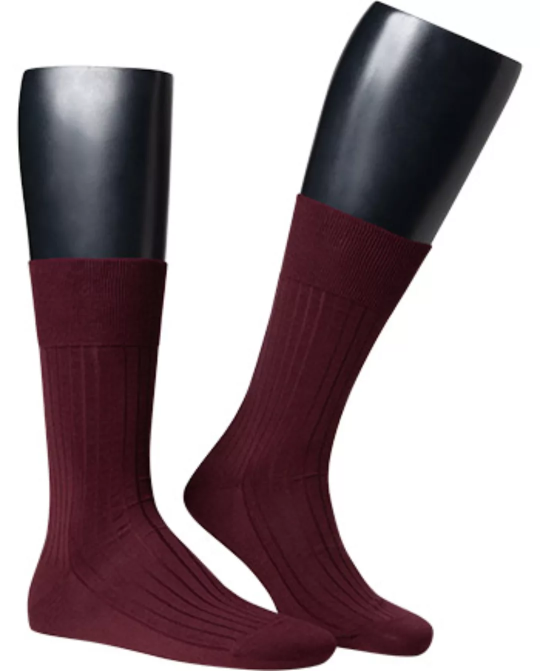 FALKE No. 13 Finest Piuma Cotton Gentlemen Socken, Herren, 45-46, Rot, Uni, günstig online kaufen