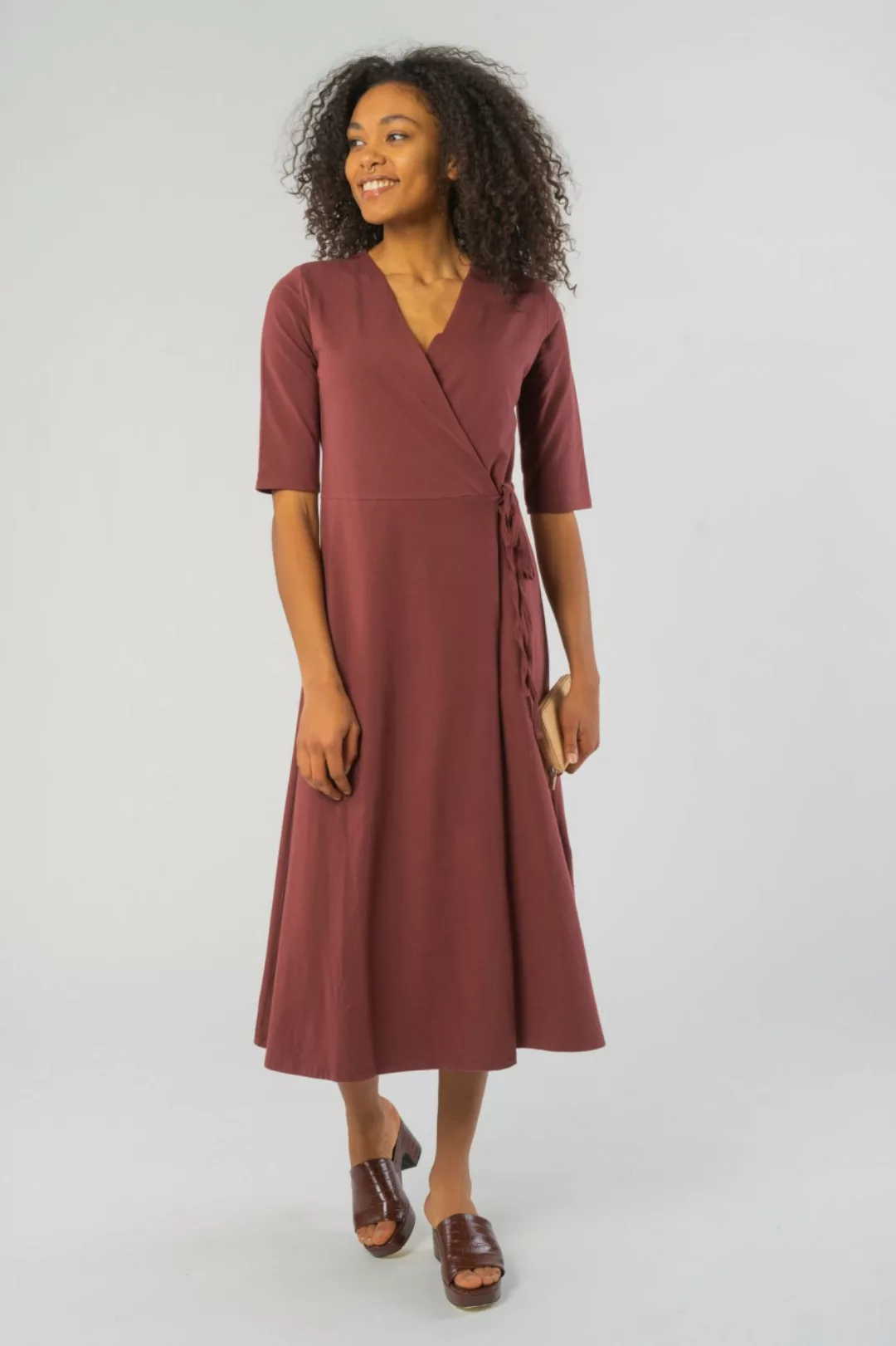 Mishka Wrap Dress aus Bio Baumwolle günstig online kaufen