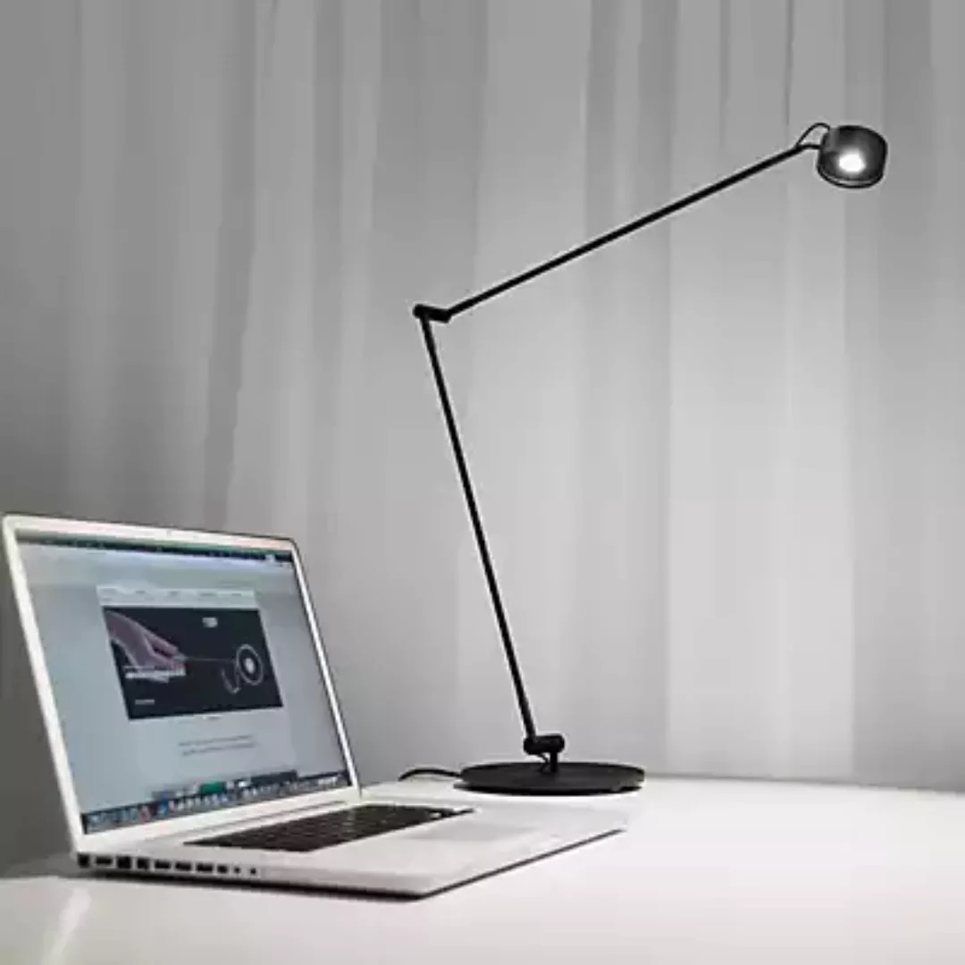 Absolut Lighting Basica Task Tischleuchte LED, silber günstig online kaufen