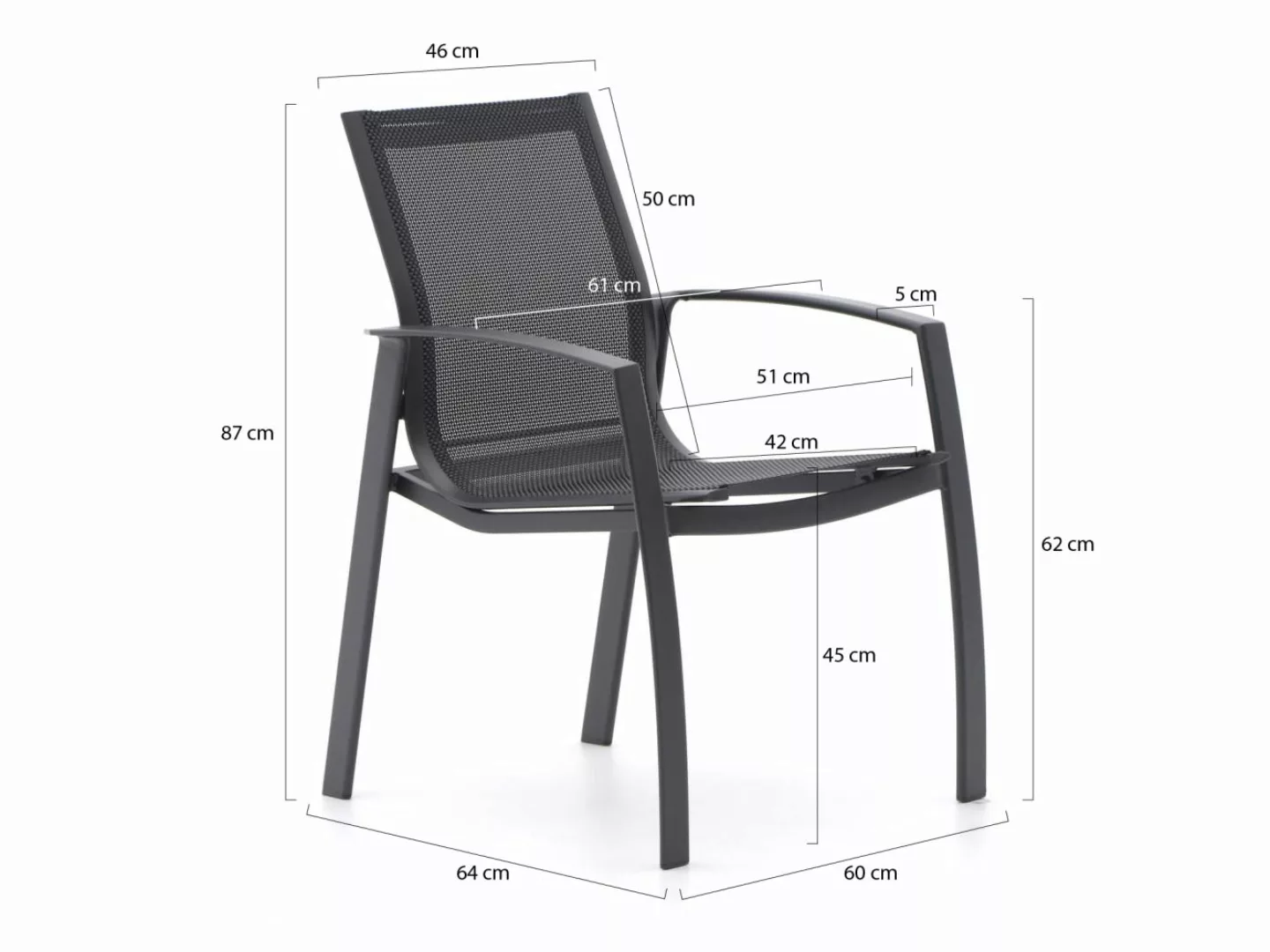 R&S Design Altea Gartenstuhl stapelbar günstig online kaufen