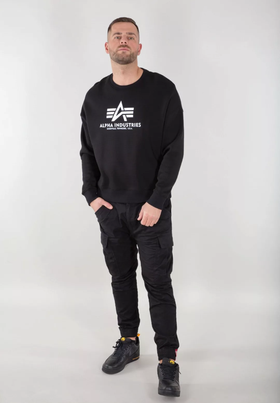 Alpha Industries Sweater "Alpha Industries Men - Sweatshirts Basic OS Sweat günstig online kaufen