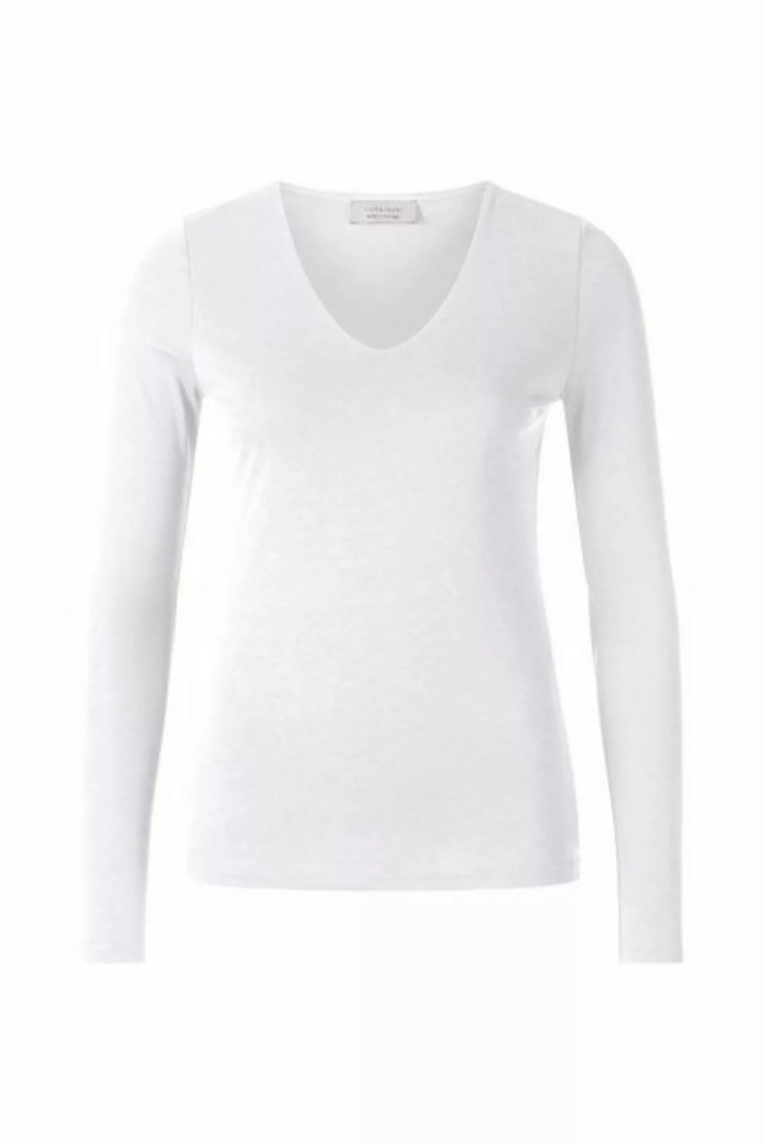 Rich & Royal Langarmshirt mit femininen V-Neck günstig online kaufen