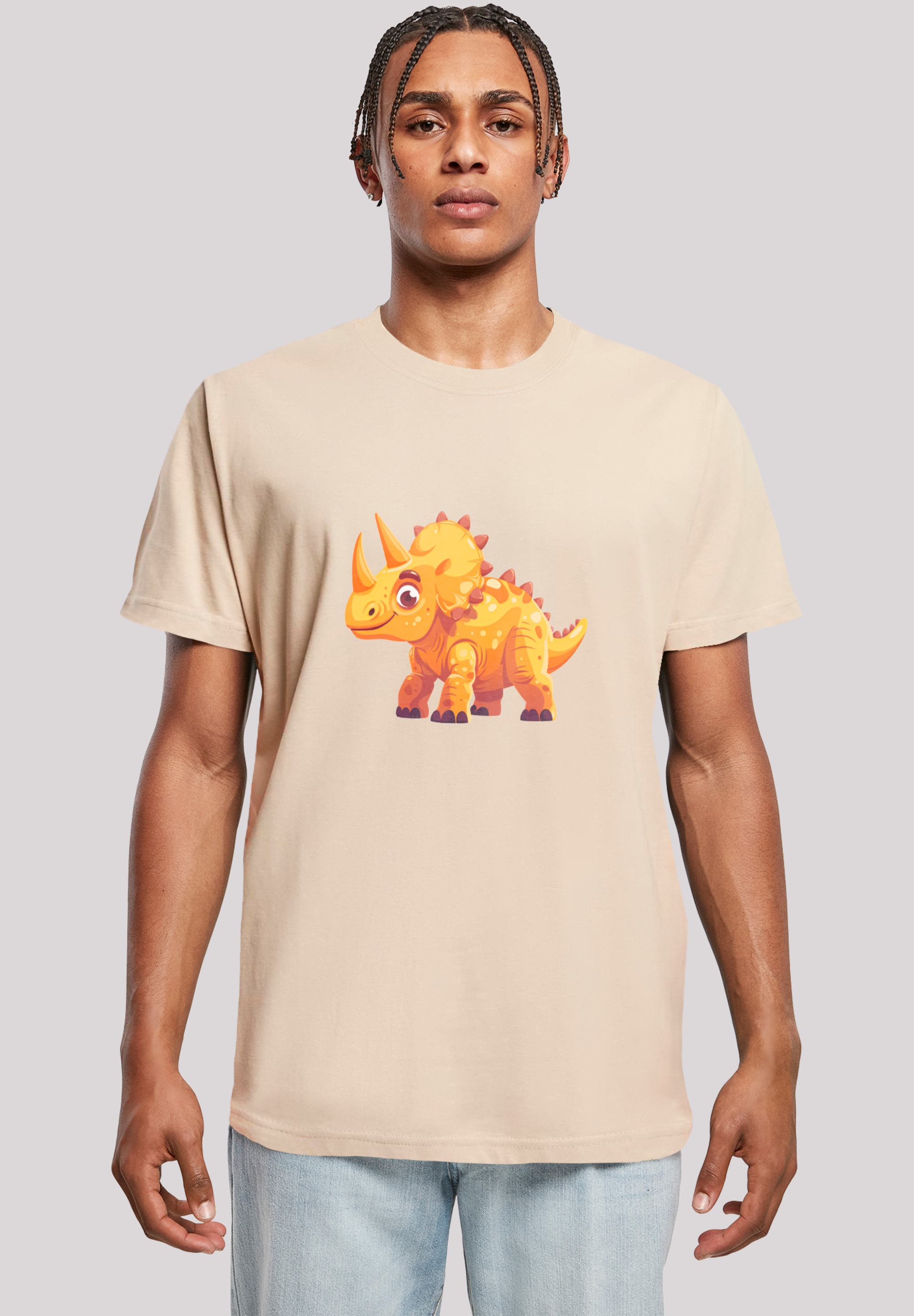 F4NT4STIC T-Shirt "Süßer Triceratops Dinosaurier", Premium Qualität günstig online kaufen