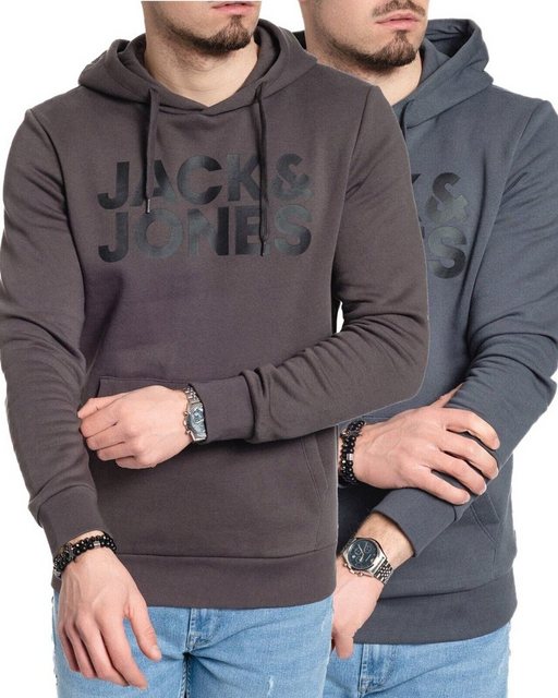 Jack & Jones Kapuzenpullover stilvolle Hoodies mit Logoprint (Spar Set, Dop günstig online kaufen