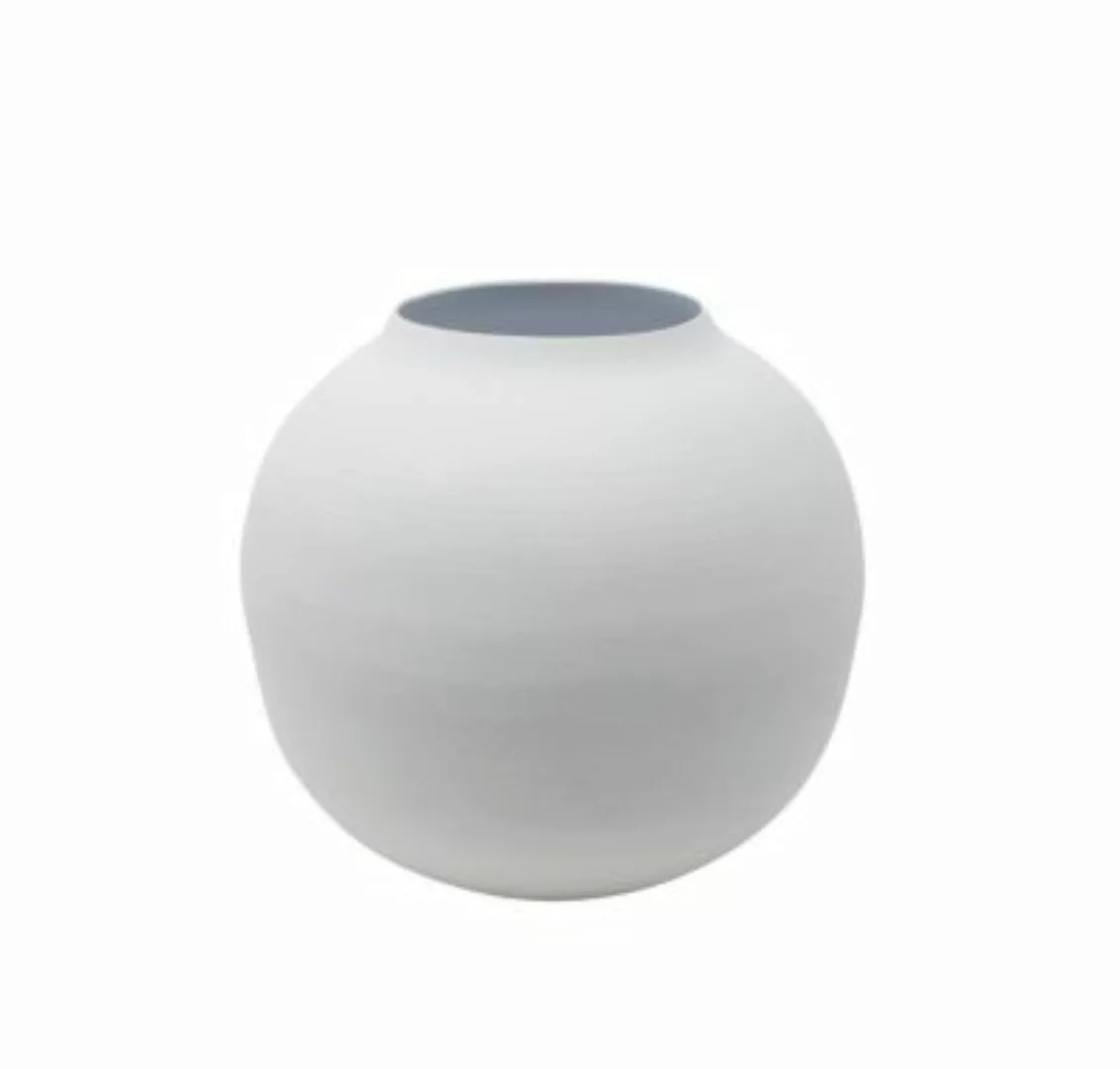 LaLe Living Vase Soyah aus Eisen weiß günstig online kaufen