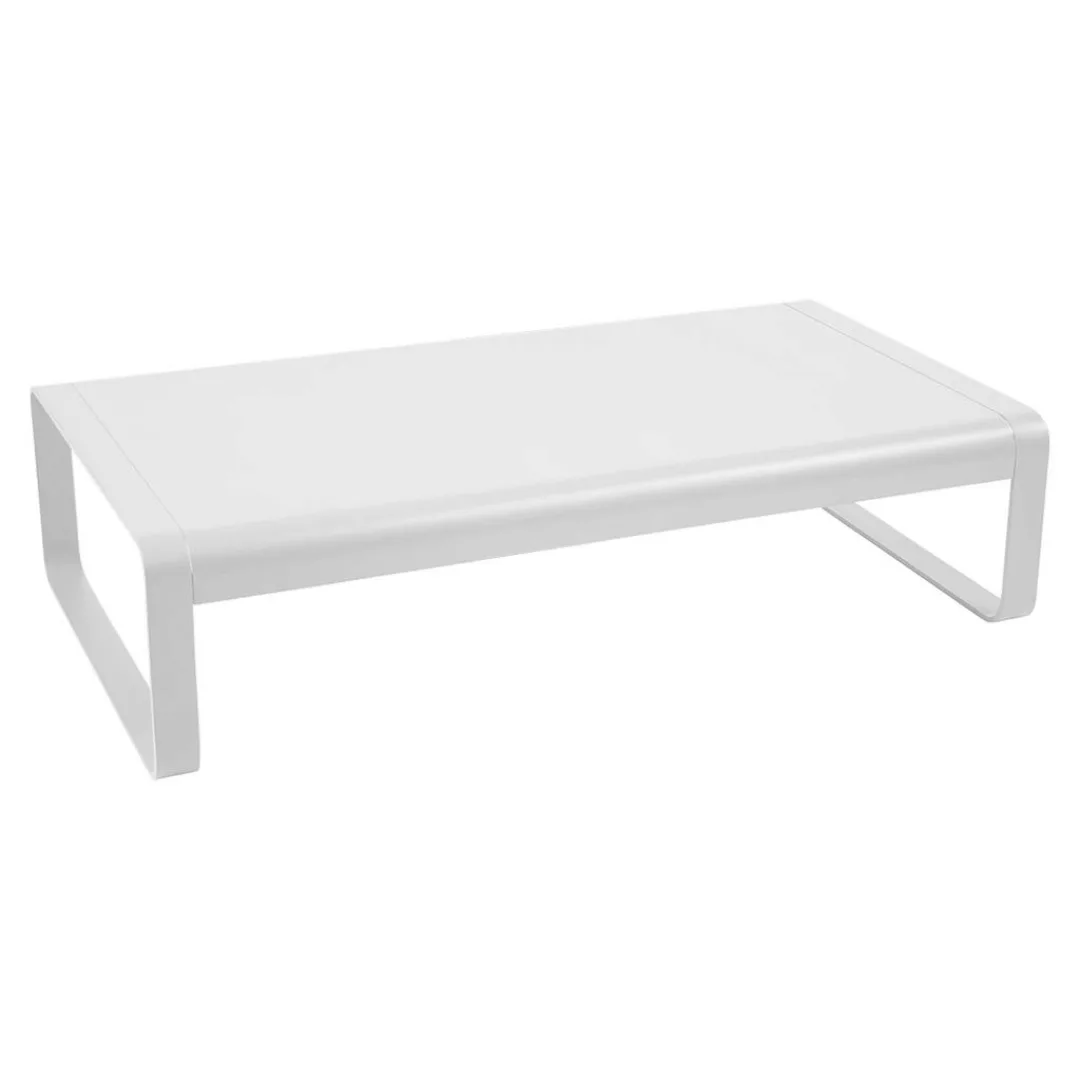 Bellevie niedriger Lounge-Tisch groß 138 x 80cm Baumwollweiß günstig online kaufen