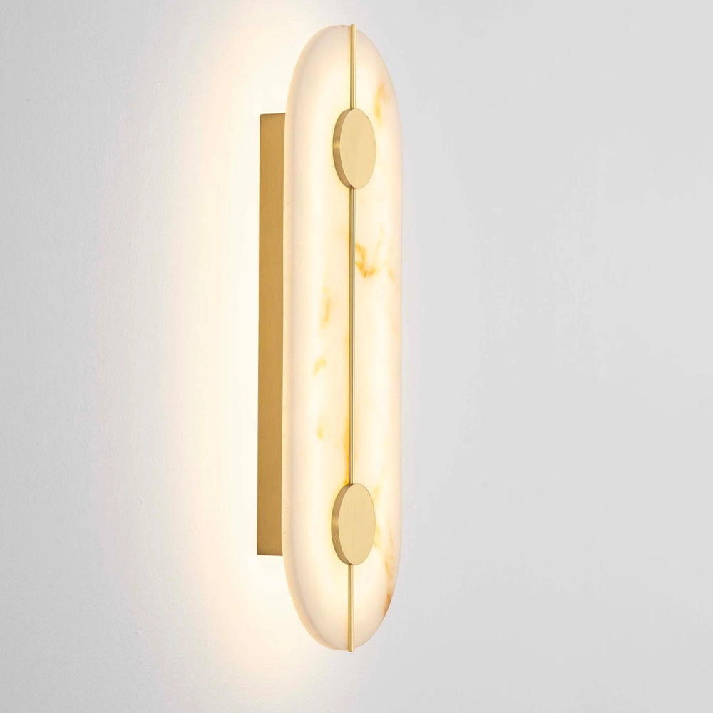 LED Wandleuchte Aider in Gold und Transparent 19W 866lm günstig online kaufen