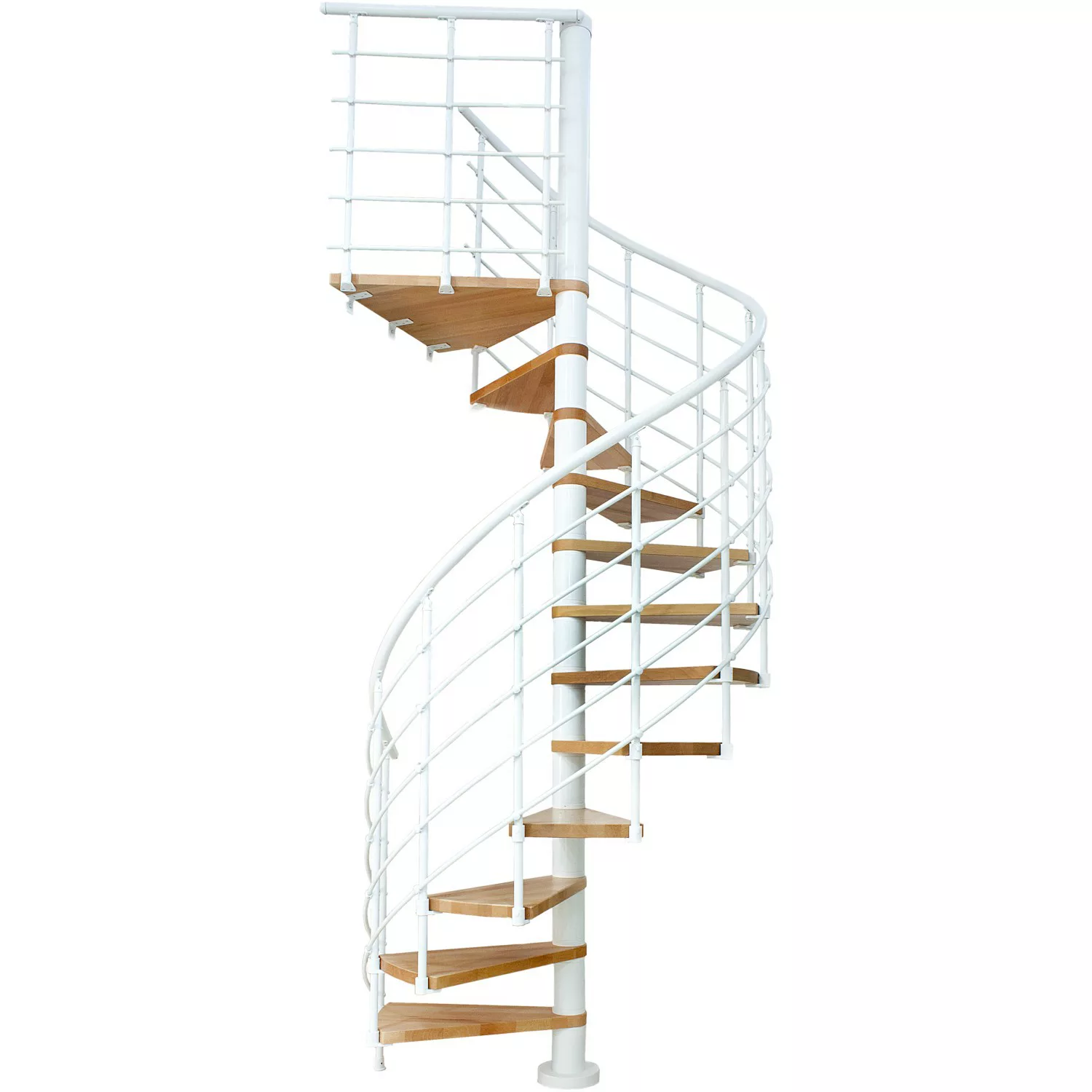 Dolle Spindeltreppe Oslo Buche Höhe bis 345 cm Ø 120 cm FSC günstig online kaufen