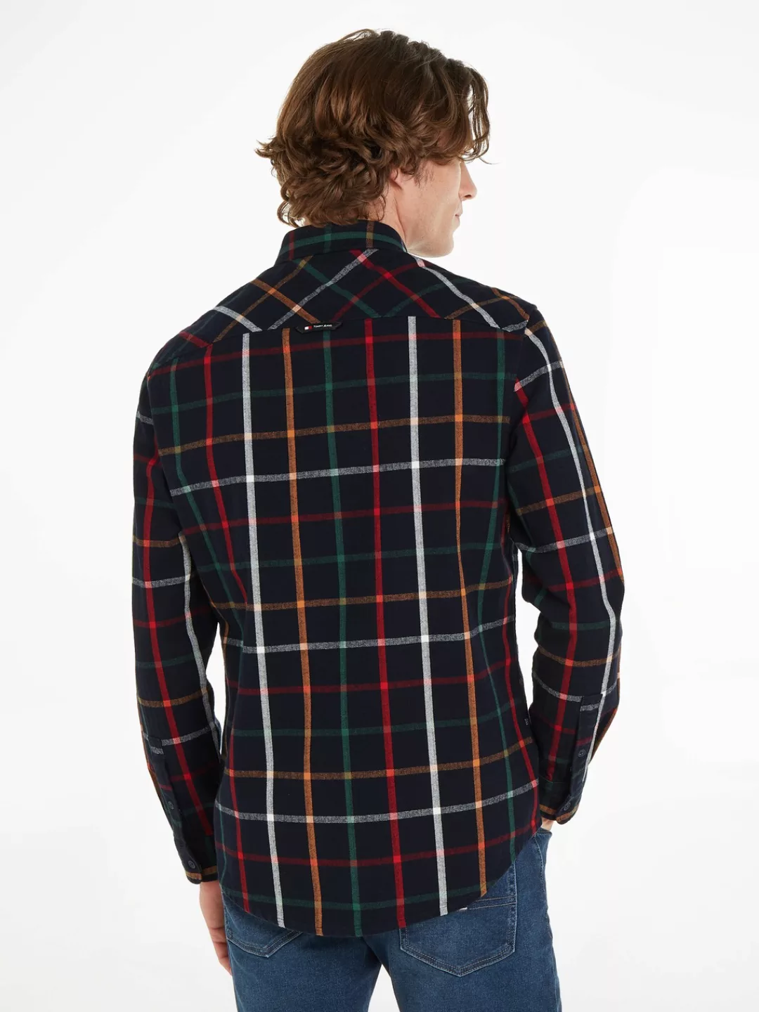 Tommy Jeans Flanellhemd "TJM REG CHECK FLANNEL SHIRT", mit Brusttasche günstig online kaufen