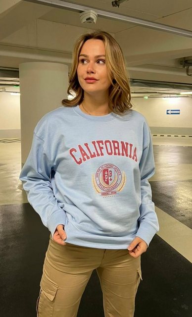 Worldclassca Sweatshirt Worldclassca Damen Sweatshirt Shirt CALIFORNIA Frei günstig online kaufen