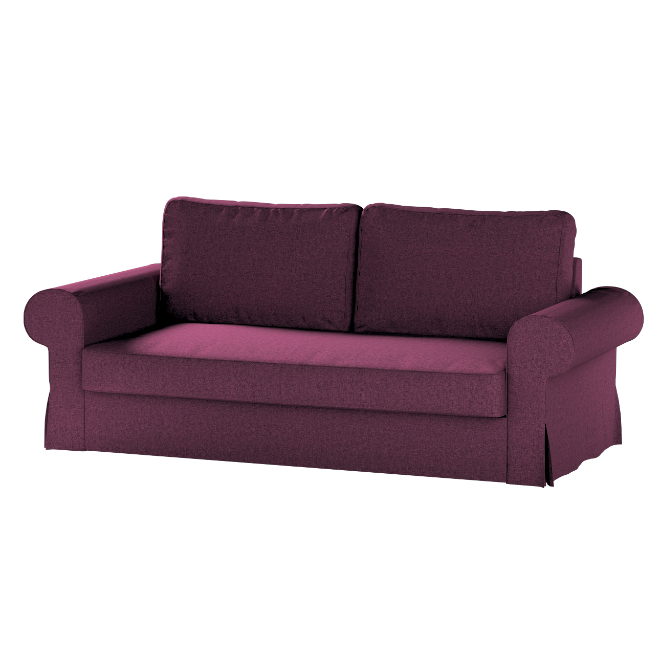 Bezug für Backabro 3-Sitzer Sofa ausklappbar, pflaumenviolett, Bezug für Ba günstig online kaufen