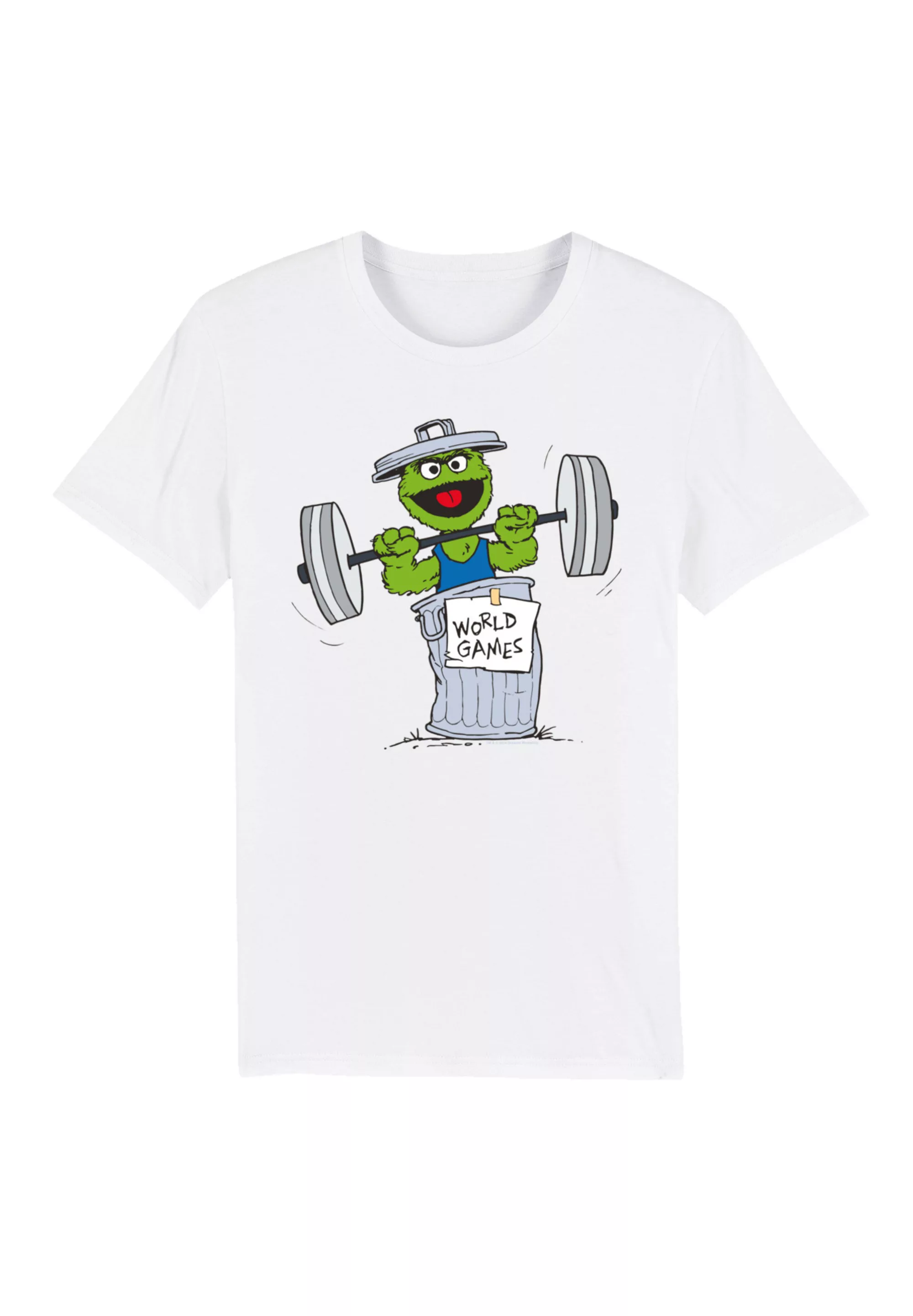 F4NT4STIC T-Shirt "Sesamstraße Oscar World Games", Premium Qualität günstig online kaufen