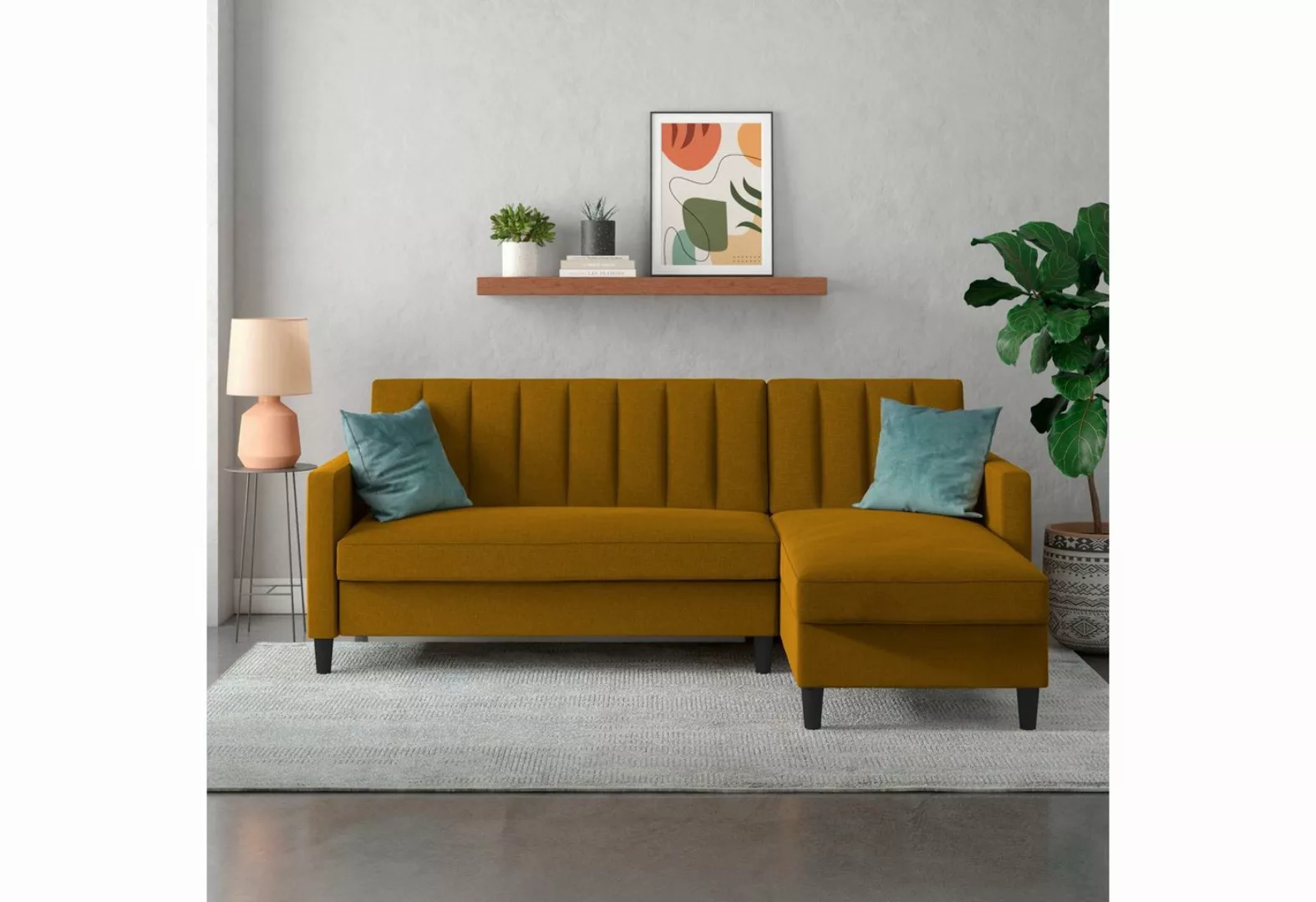 Dorel Home Ecksofa Celine, L-Form, mit Bett-Funktion und Stauraum. Recamier günstig online kaufen