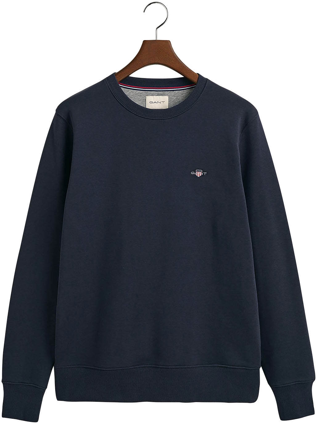 Gant Sweatshirt "REG SHIELD C-NECK SWEAT", mit Logostickerei auf der Brust günstig online kaufen