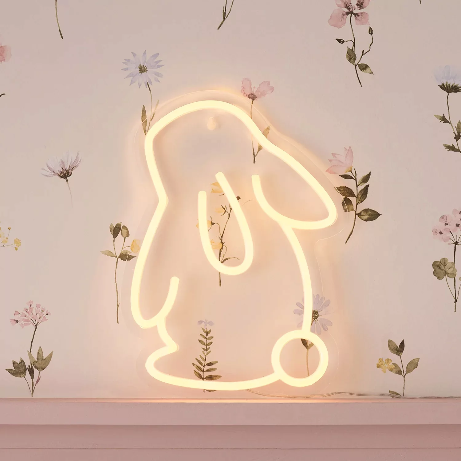 Neon Wandlampe Hase günstig online kaufen