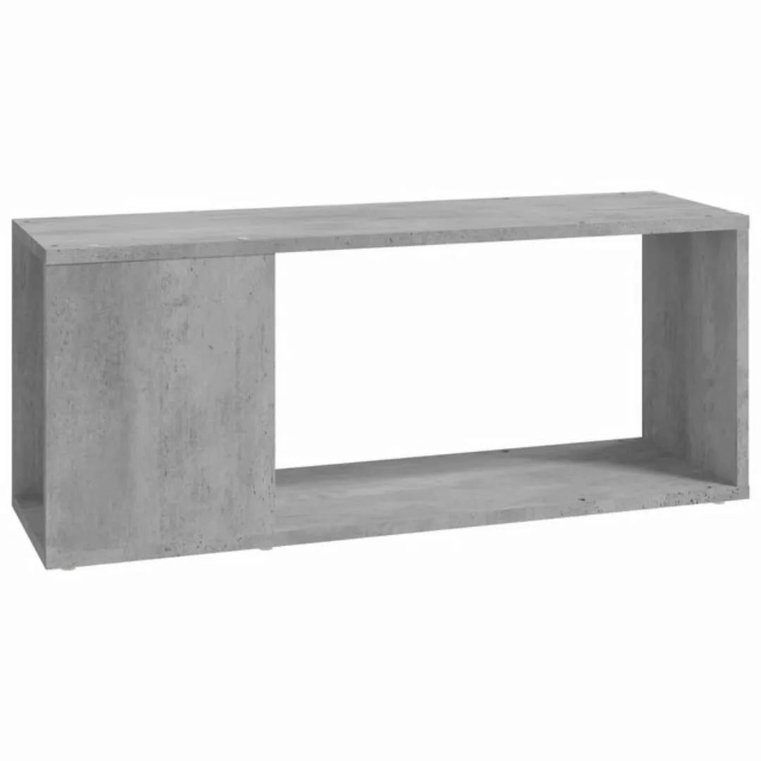 furnicato TV-Schrank Betongrau 80x24x32 cm Holzwerkstoff (1-St) günstig online kaufen