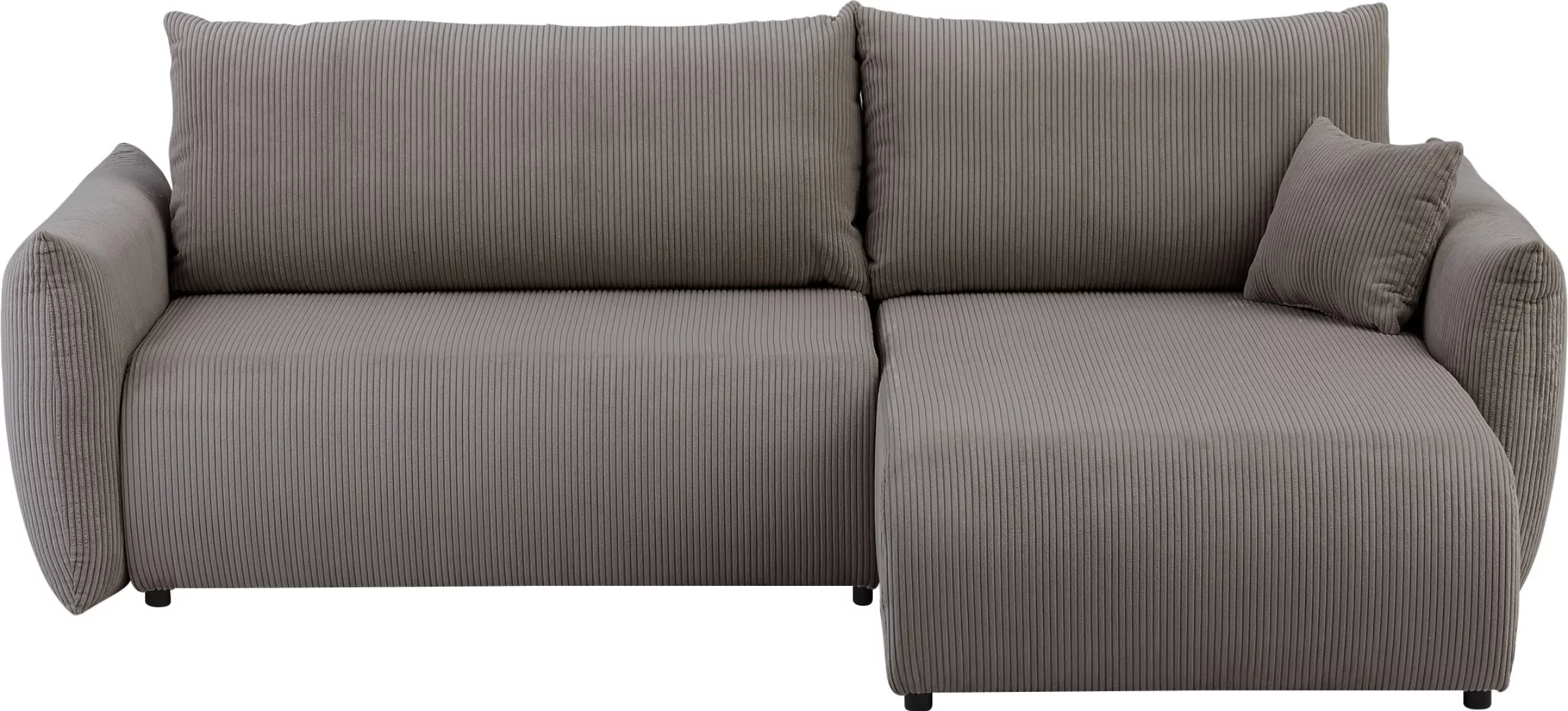 INOSIGN Ecksofa "MAVAS Schlafsofa mit Bettkasten, L-Form,", ca.257/127cm (L günstig online kaufen