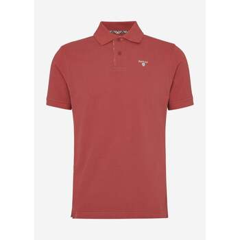 Barbour  T-Shirts & Poloshirts tartan pique polo shirt - red spice günstig online kaufen