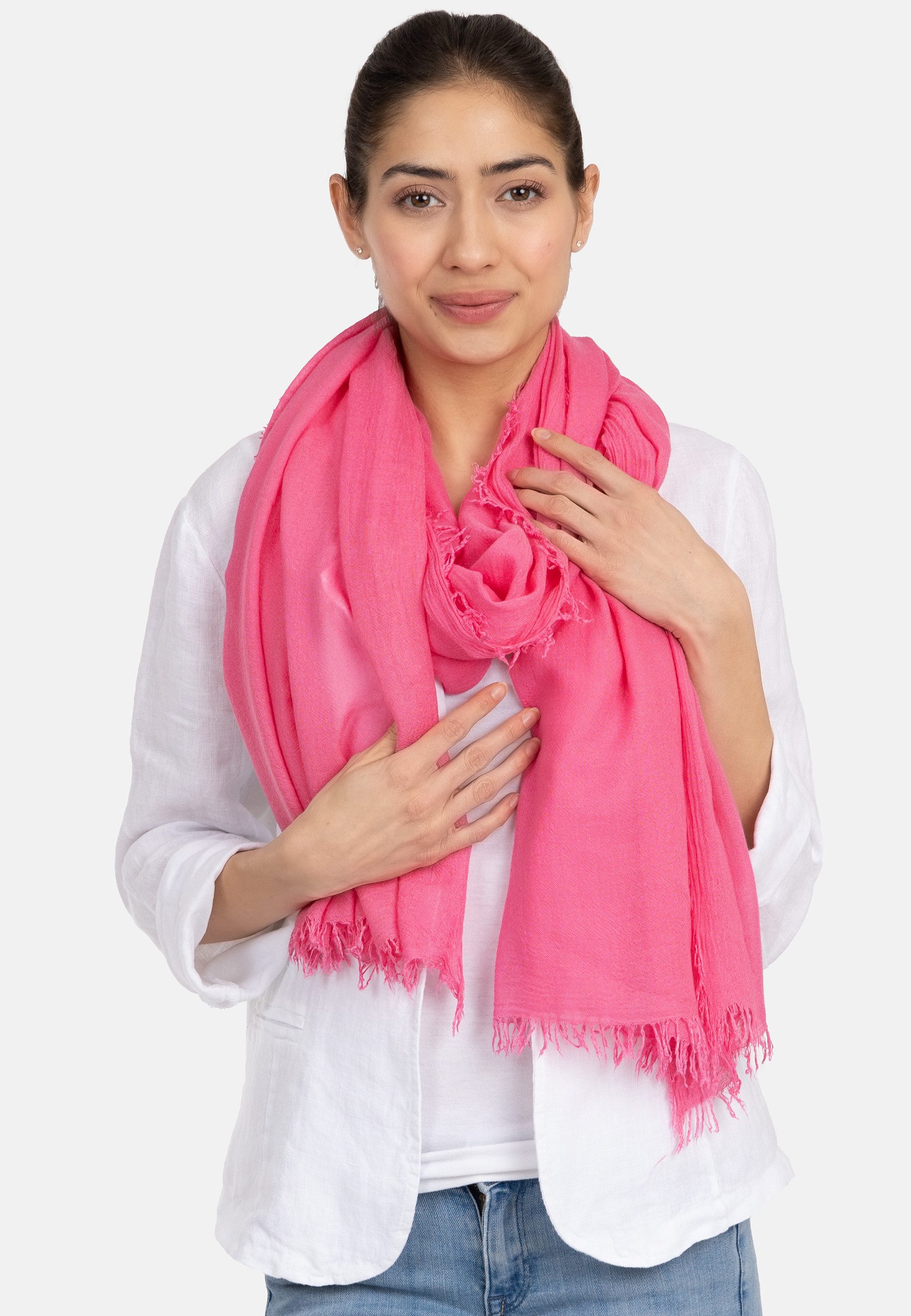 Caspar Modeschal SC529 Damen Sommer Schal günstig online kaufen
