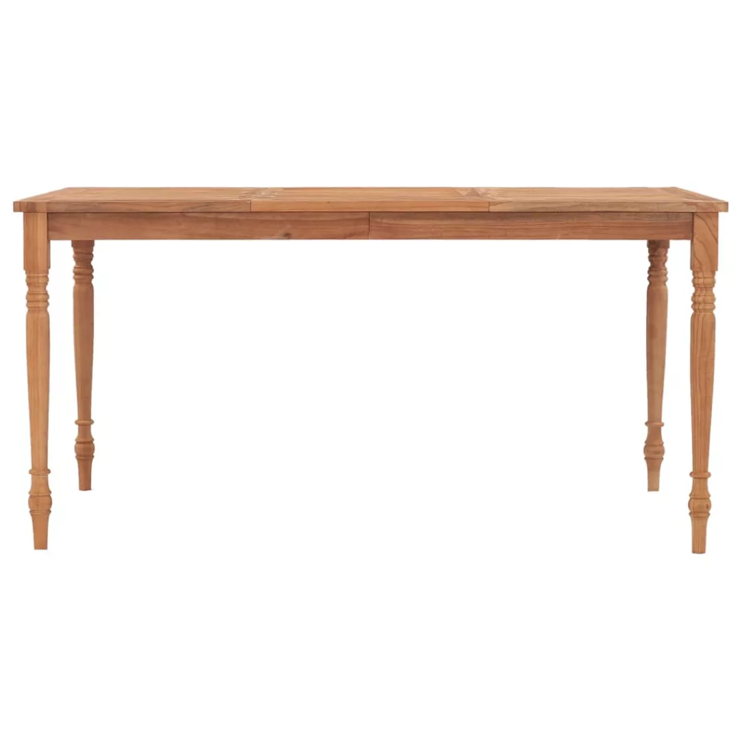 Batavia-tisch 150x90x75 Cm Teak Massivholz günstig online kaufen