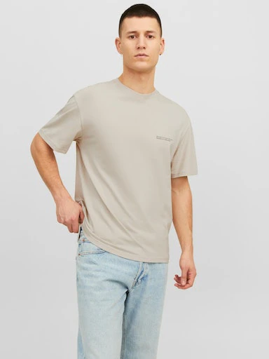 Jack & Jones Rundhalsshirt JORVESTERBRO BACK TEE SS CREW NECK SN günstig online kaufen