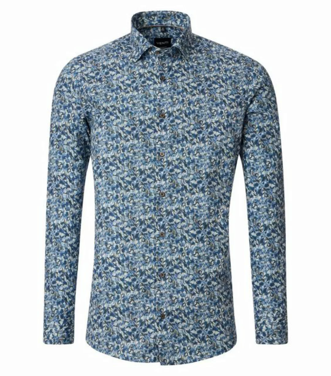 VENTI Blusenshirt U.B.D. Modern Fit 72Arm, 100 blau günstig online kaufen